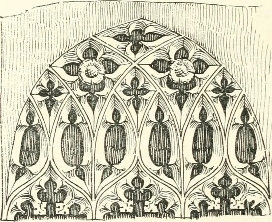 An illustration from Roodscreens and roodlofts, 1909, leaf 257