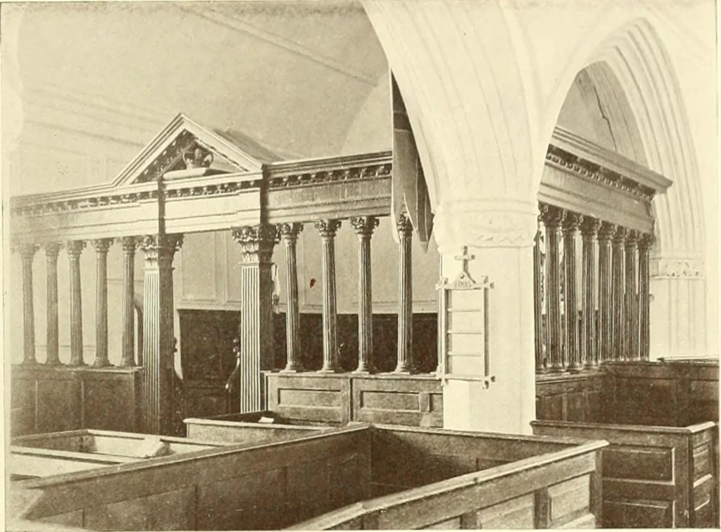 An illustration from Roodscreens and roodlofts, 1909, leaf 262