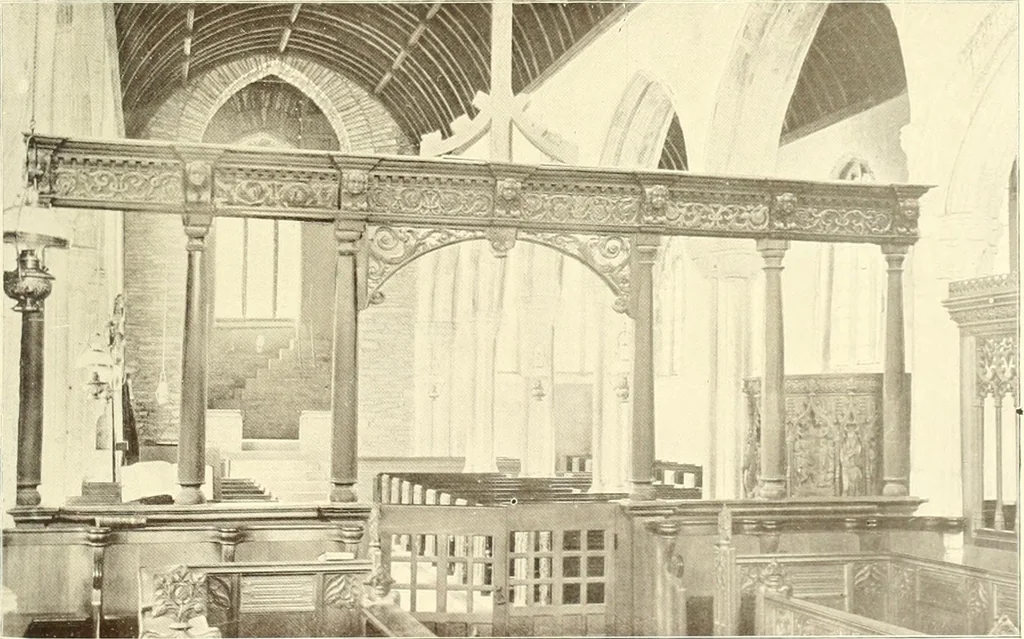 An illustration from Roodscreens and roodlofts, 1909, leaf 262