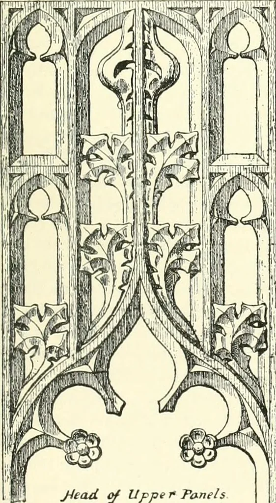 An illustration from Roodscreens and roodlofts, 1909, leaf 264