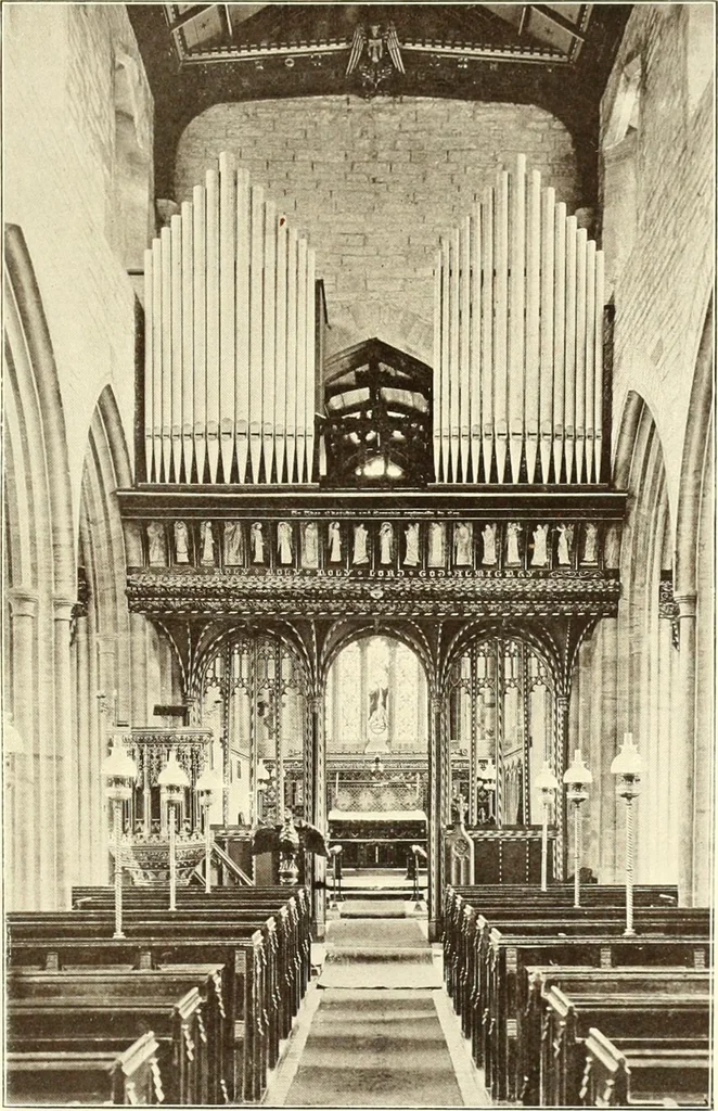 An illustration from Roodscreens and roodlofts, 1909, leaf 266