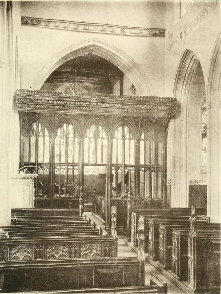 An illustration from Roodscreens and roodlofts, 1909, leaf 274