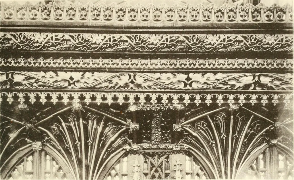 An illustration from Roodscreens and roodlofts, 1909, leaf 282