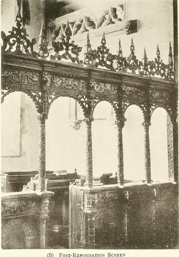 An illustration from Roodscreens and roodlofts, 1909, leaf 286