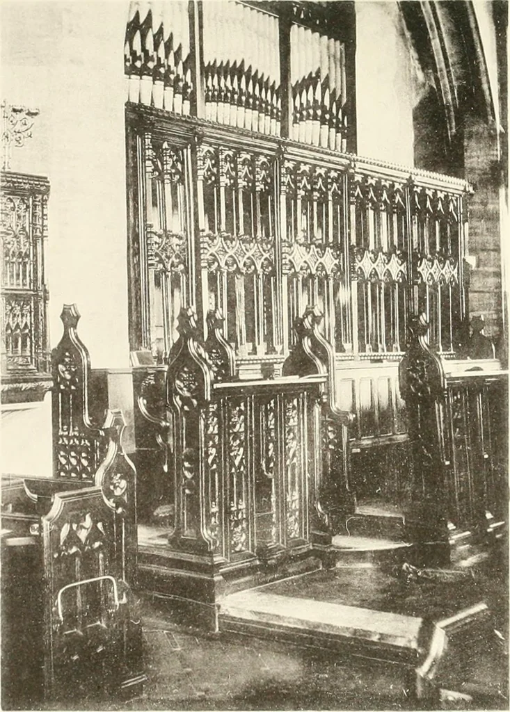 An illustration from Roodscreens and roodlofts, 1909, leaf 286