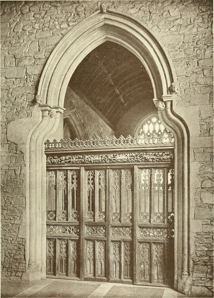 An illustration from Roodscreens and roodlofts, 1909, leaf 296