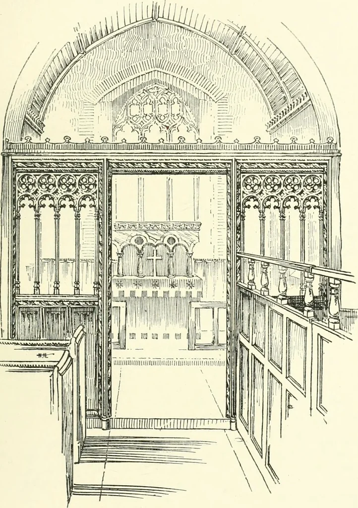 An illustration from Roodscreens and roodlofts, 1909, leaf 298