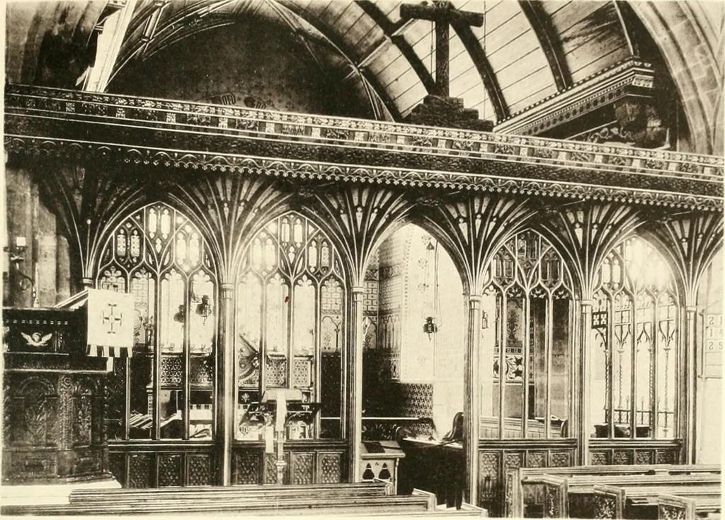 An illustration from Roodscreens and roodlofts, 1909, leaf 300