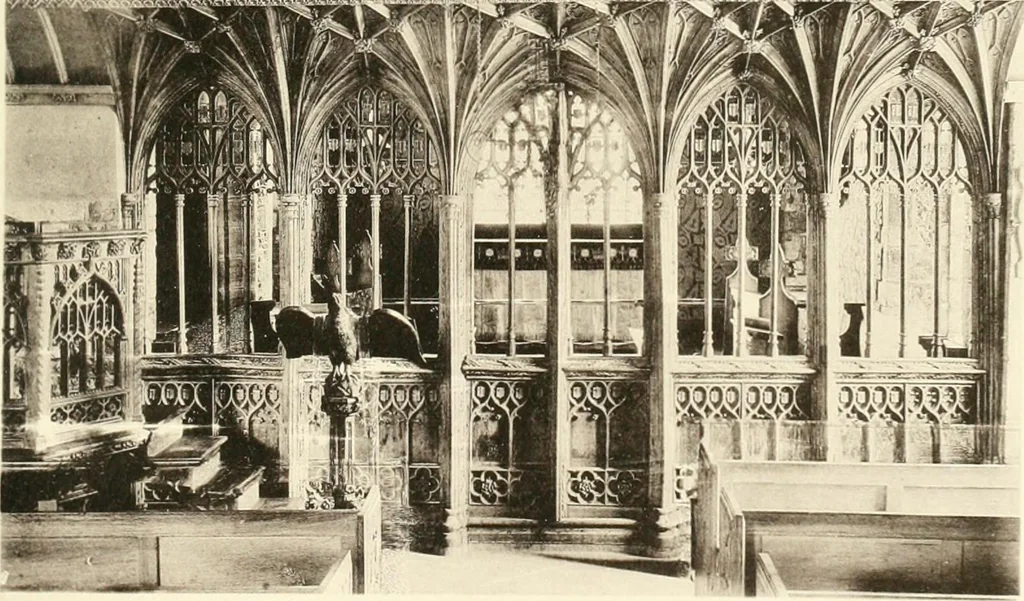 An illustration from Roodscreens and roodlofts, 1909, leaf 300