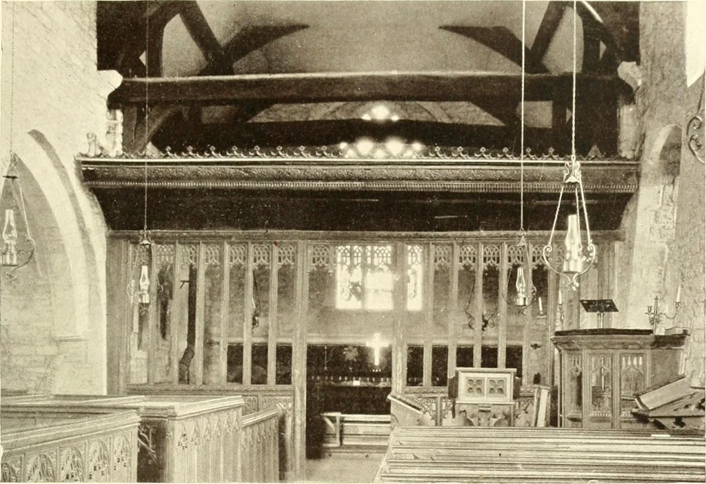 An illustration from Roodscreens and roodlofts, 1909, leaf 318