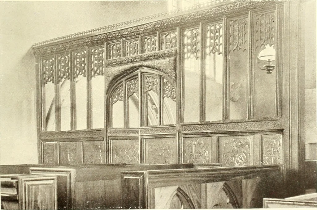 An illustration from Roodscreens and roodlofts, 1909, leaf 318