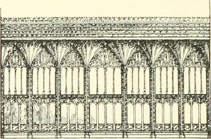 An illustration from Roodscreens and roodlofts, 1909, leaf 337