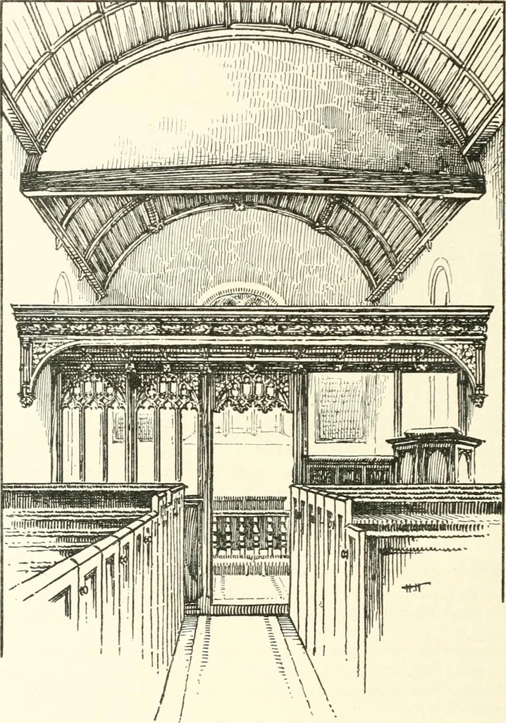 An illustration from Roodscreens and roodlofts, 1909, leaf 339