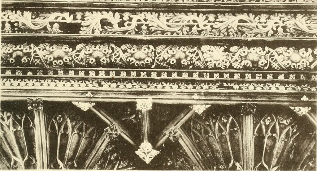 An illustration from Roodscreens and roodlofts, 1909, leaf 340