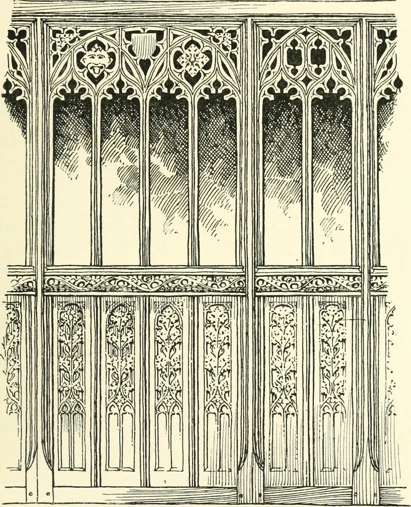An illustration from Roodscreens and roodlofts, 1909, leaf 348