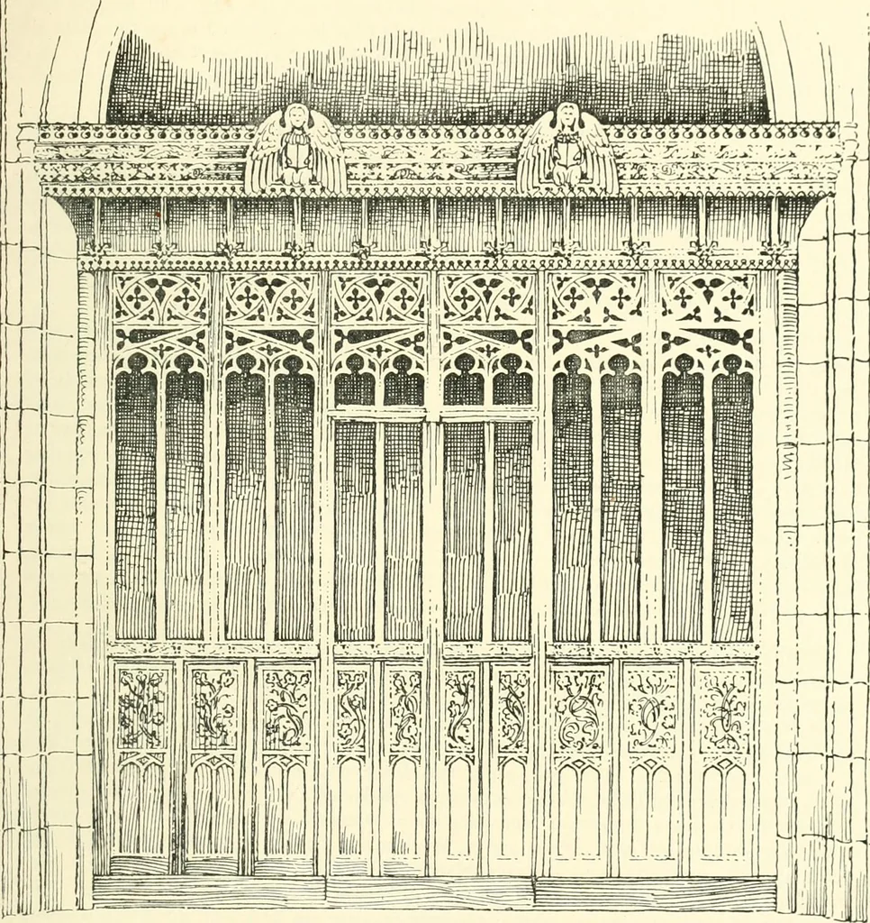 An illustration from Roodscreens and roodlofts, 1909, leaf 360