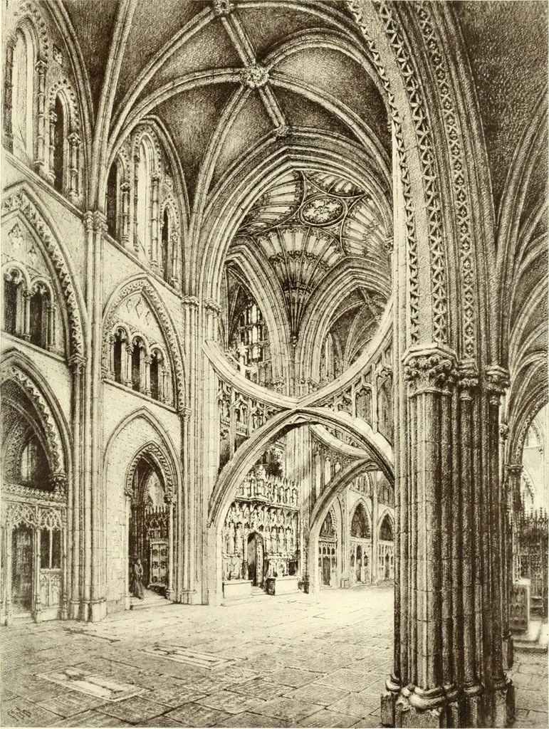 An illustration from Roodscreens and roodlofts, 1909, leaf 52