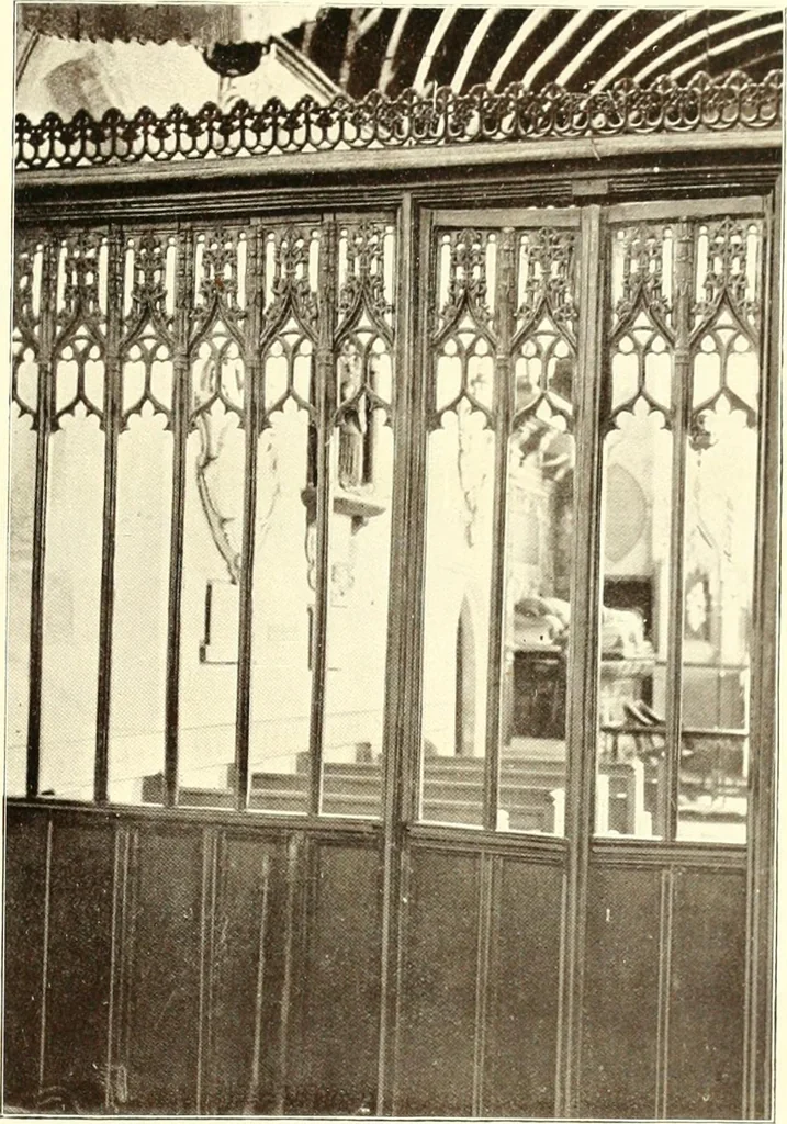 An illustration from Roodscreens and roodlofts, 1909, leaf 56