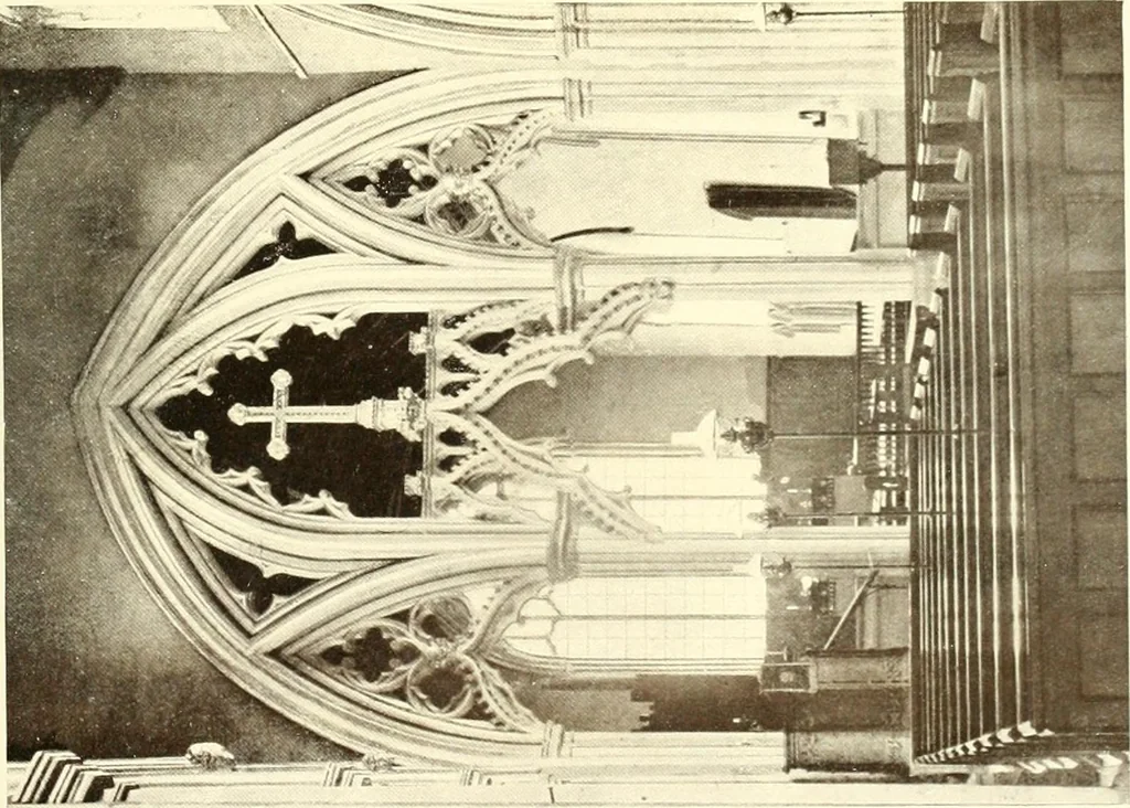 An illustration from Roodscreens and roodlofts, 1909, leaf 62