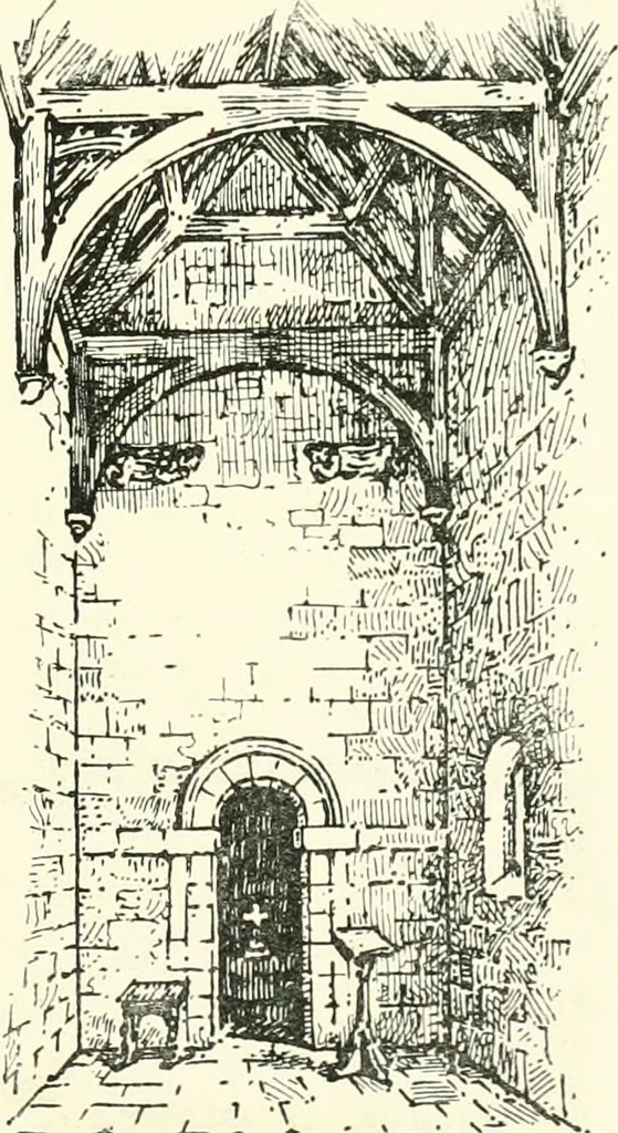 An illustration from Roodscreens and roodlofts, 1909, leaf 66