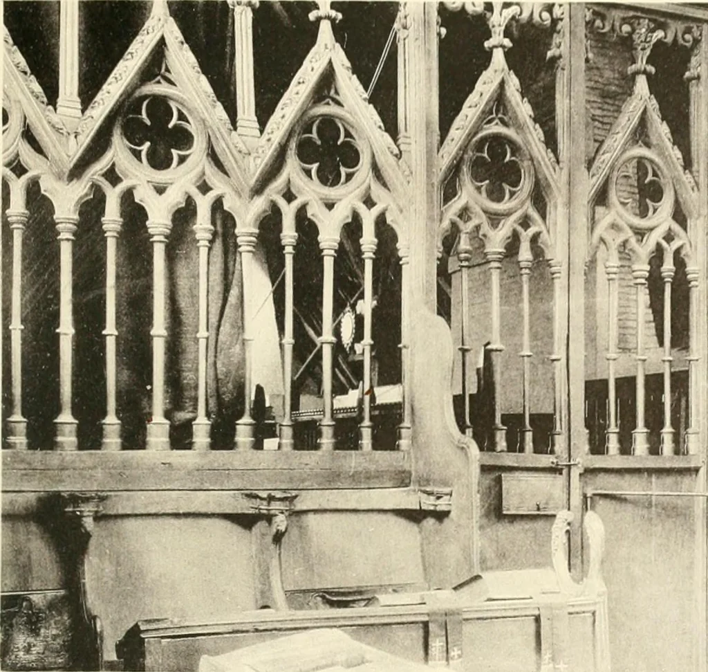 An illustration from Roodscreens and roodlofts, 1909, leaf 68