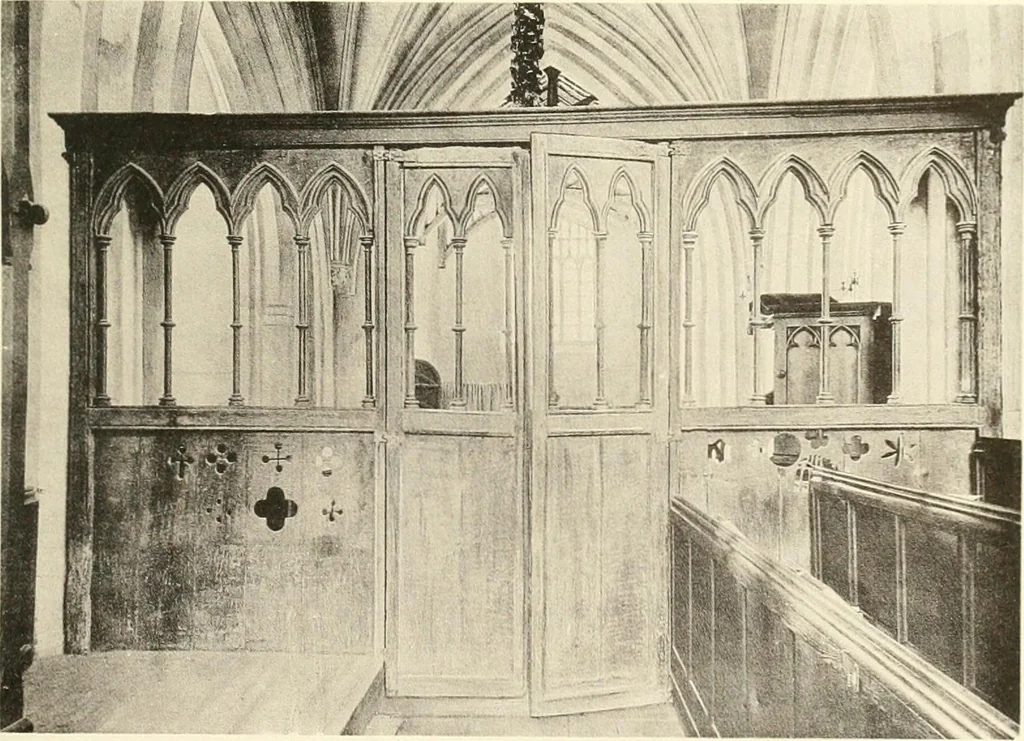 An illustration from Roodscreens and roodlofts, 1909, leaf 68
