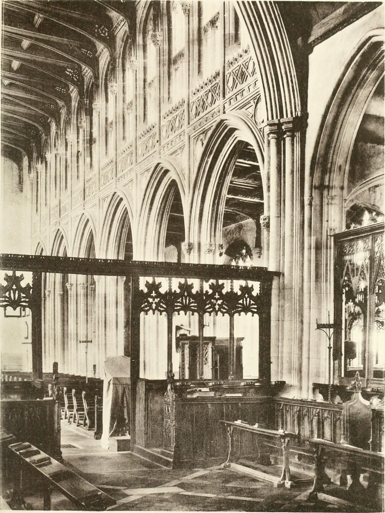 An illustration from Roodscreens and roodlofts, 1909, leaf 72