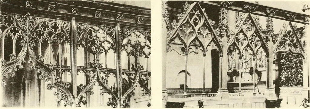 An illustration from Roodscreens and roodlofts, 1909, leaf 76