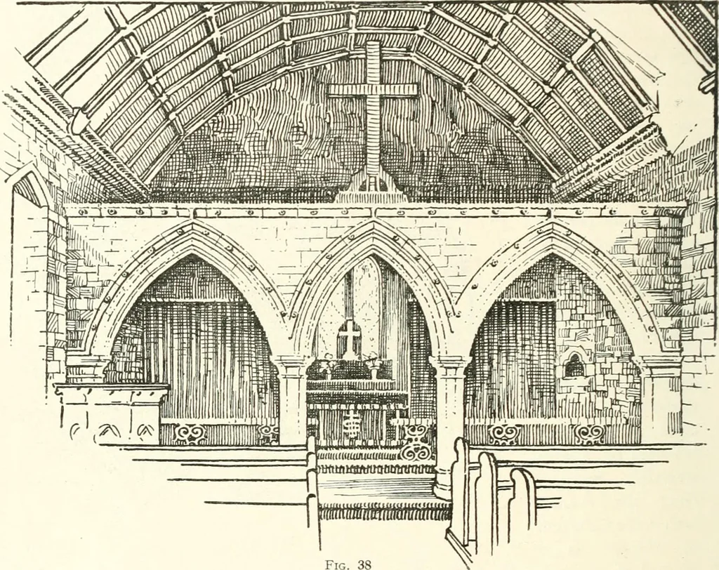 An illustration from Roodscreens and roodlofts, 1909, leaf 83