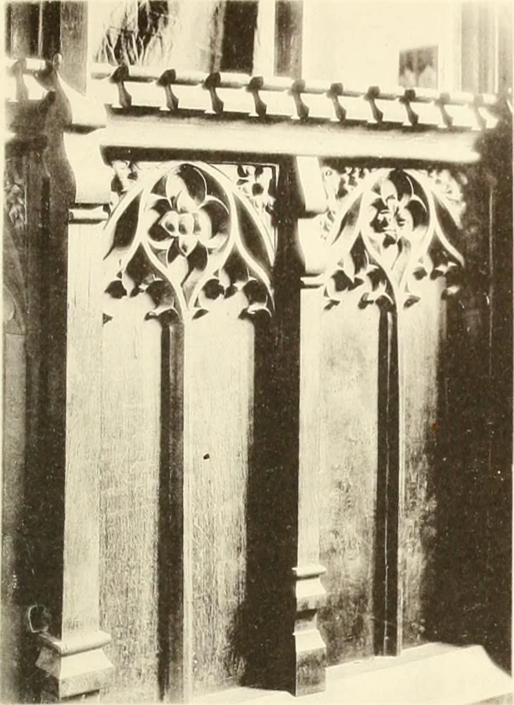 An illustration from Roodscreens and roodlofts, 1909, leaf 84