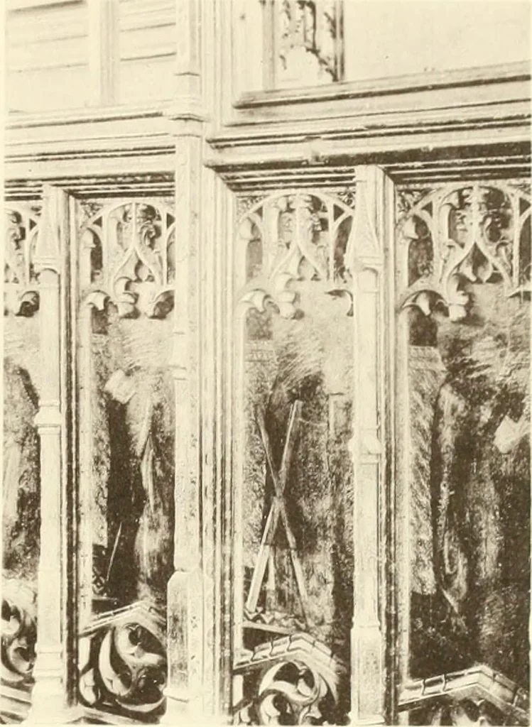 An illustration from Roodscreens and roodlofts, 1909, leaf 84