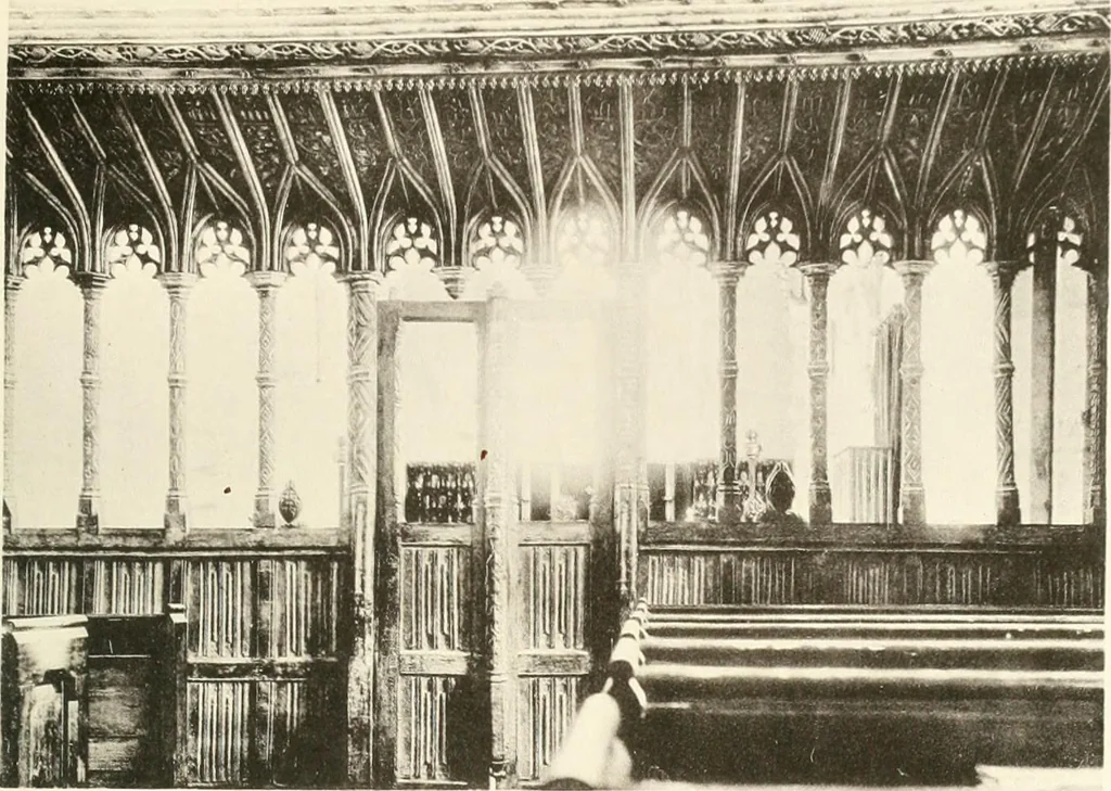 An illustration from Roodscreens and roodlofts, 1909, leaf 88