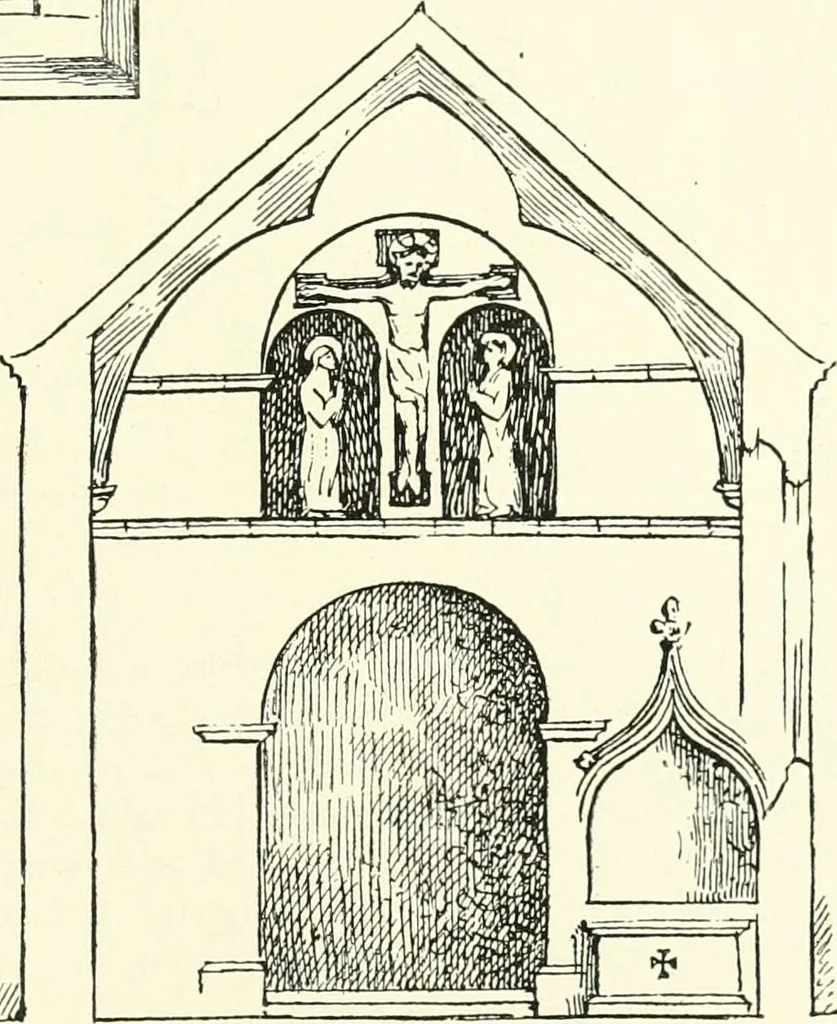 An illustration from Roodscreens and roodlofts, 1909, leaf 90