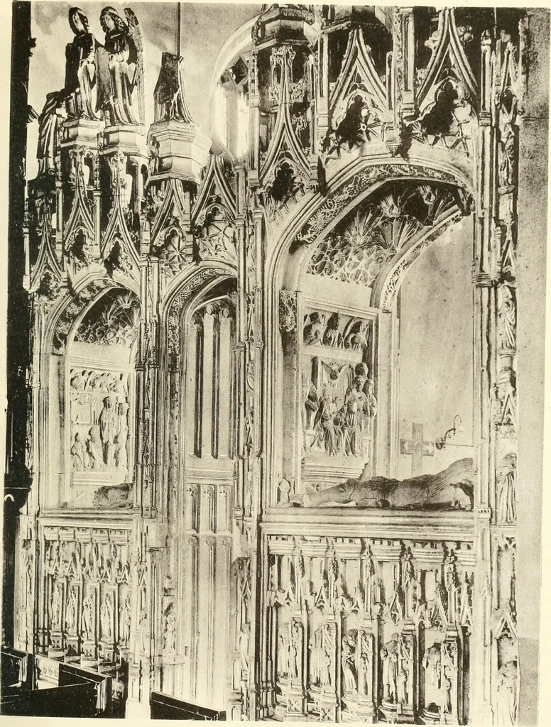 An illustration from Roodscreens and roodlofts, 1909, leaf 92