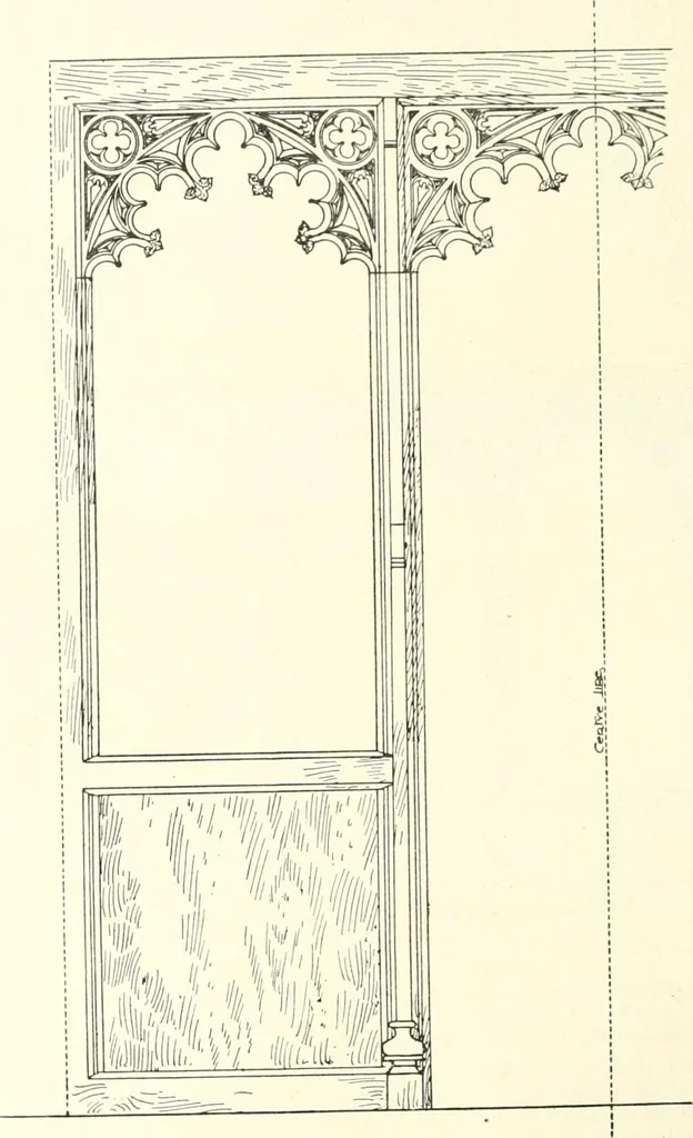An illustration from Roodscreens and roodlofts, 1909, leaf 95