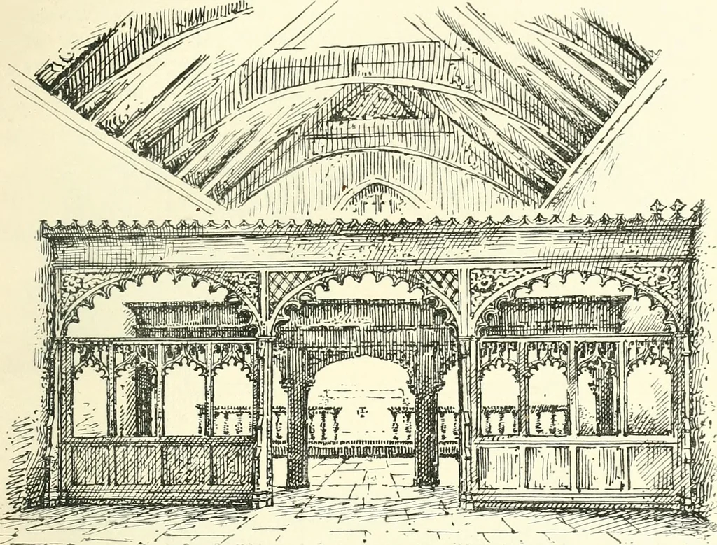 An illustration from Roodscreens and roodlofts, 1909, leaf 98
