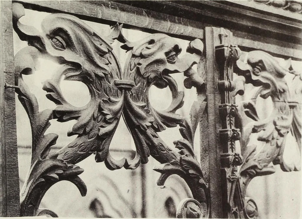 An illustration from Roodscreens and roodlofts, 1909, leaf 104