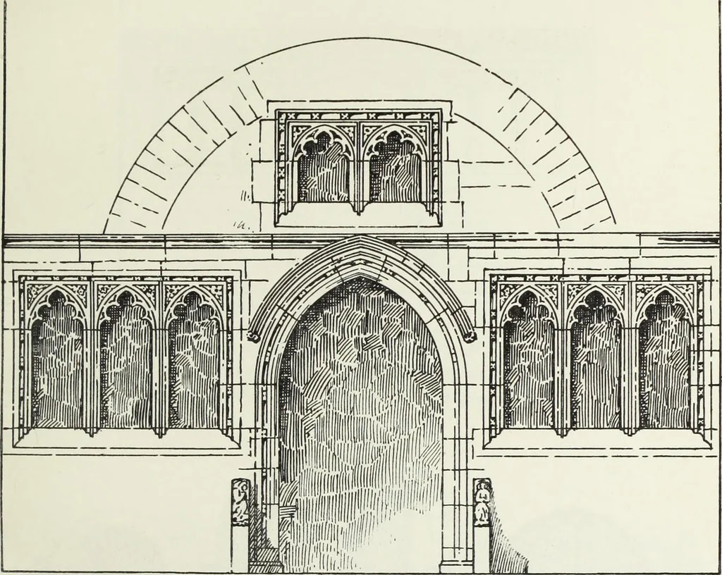 An illustration from Roodscreens and roodlofts, 1909, leaf 106