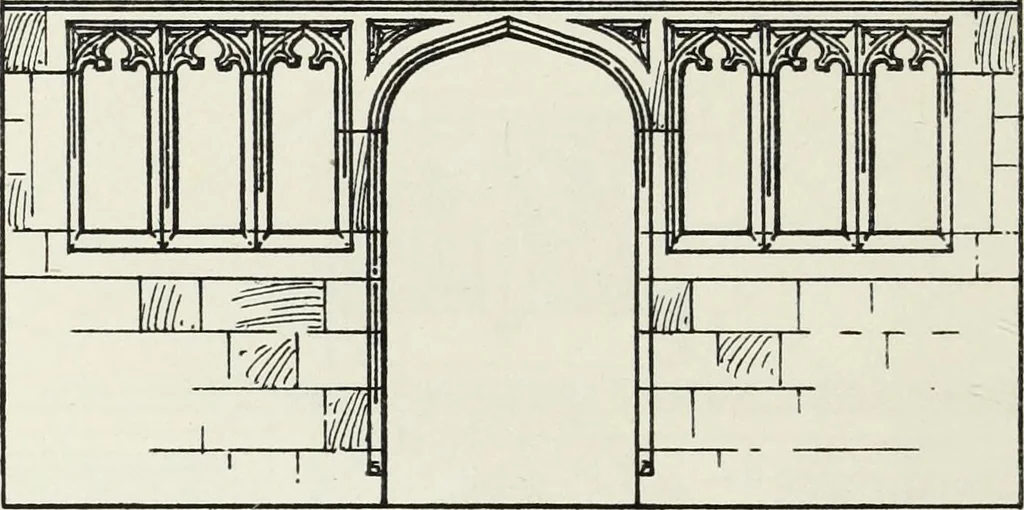 An illustration from Roodscreens and roodlofts, 1909, leaf 107