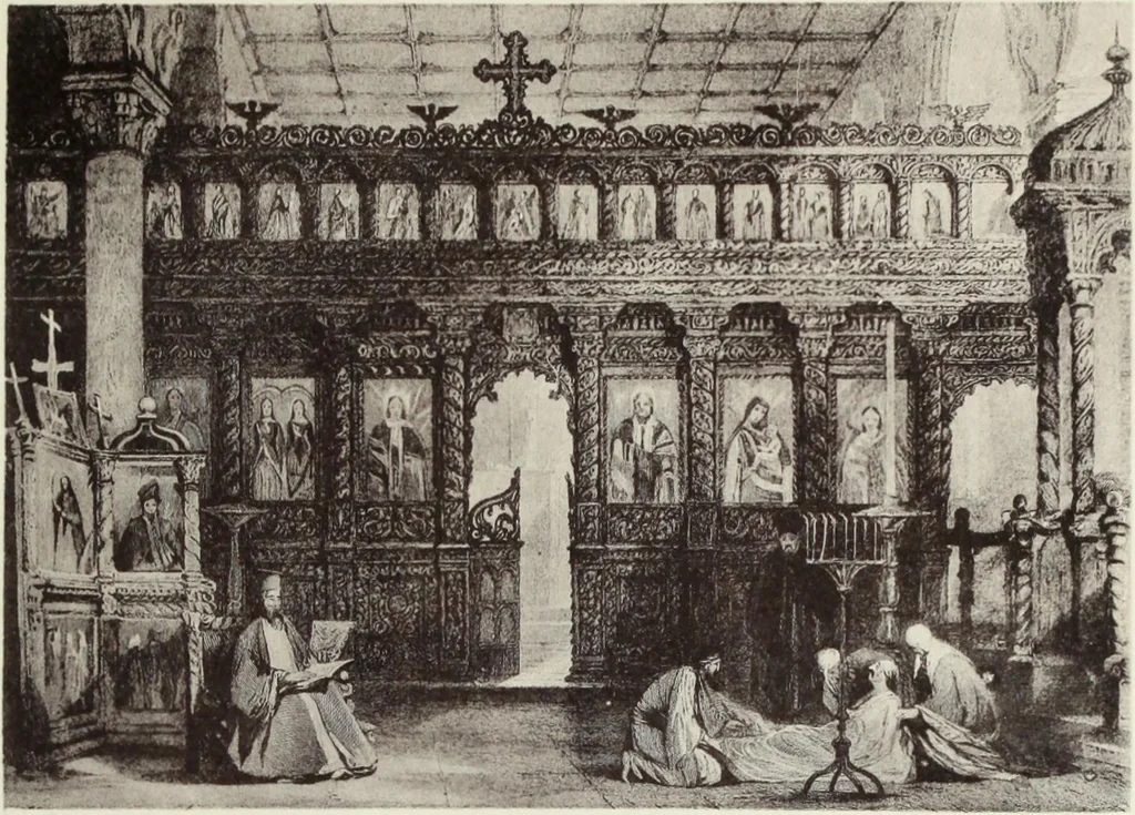 An illustration from Roodscreens and roodlofts, 1909, leaf 110