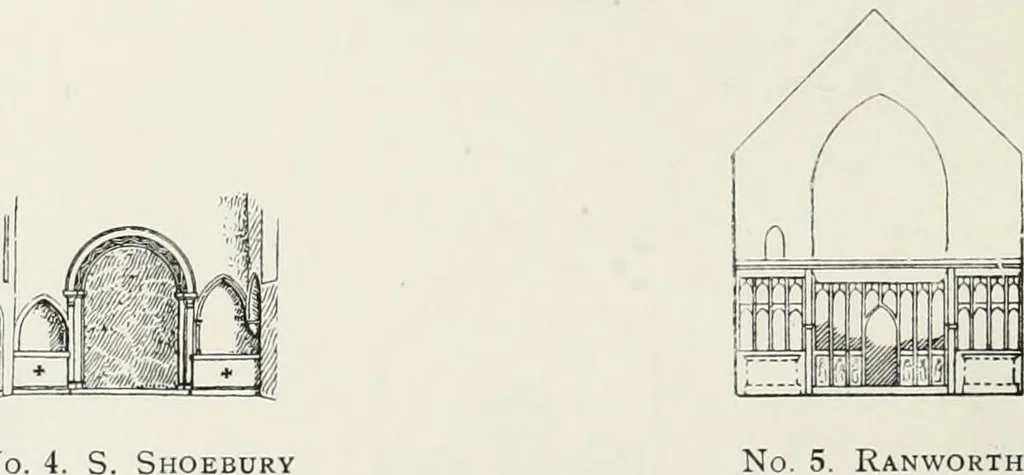 An illustration from Roodscreens and roodlofts, 1909, leaf 113