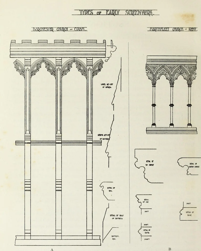 An illustration from Roodscreens and roodlofts, 1909, leaf 115
