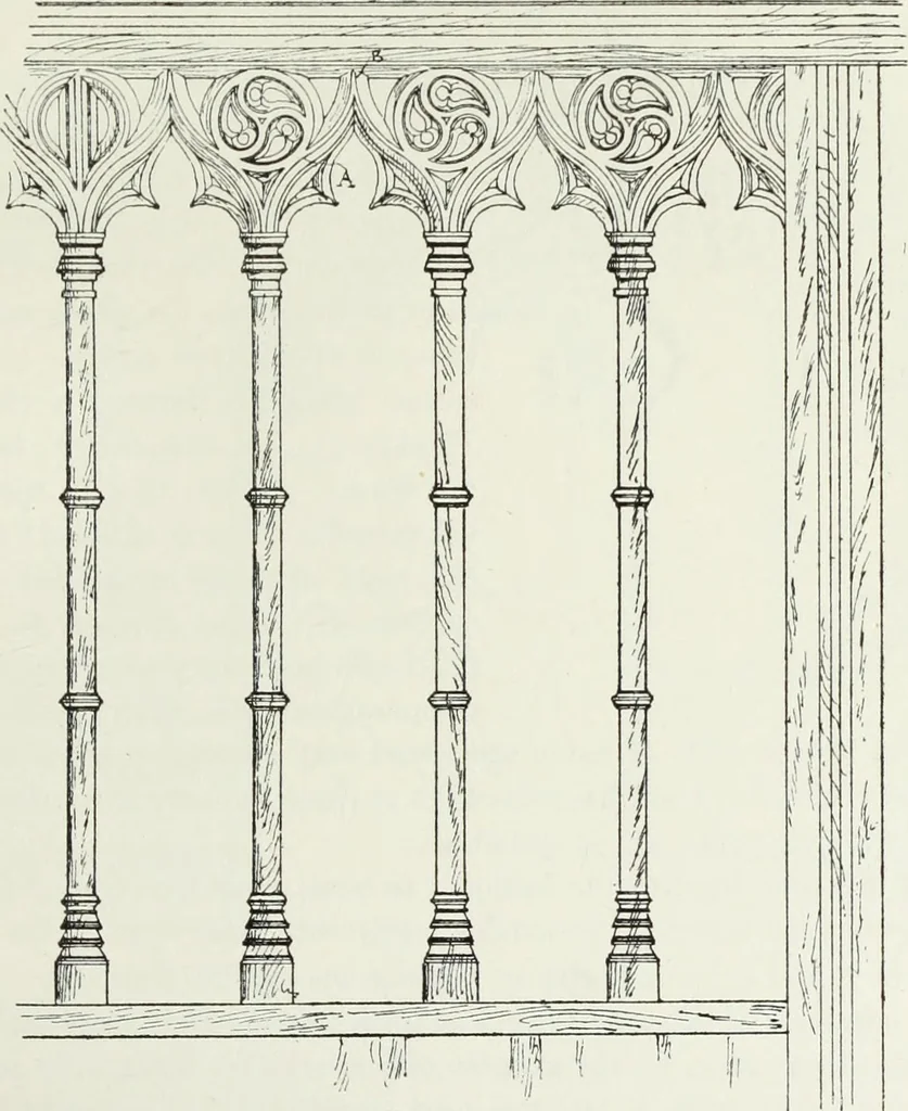 An illustration from Roodscreens and roodlofts, 1909, leaf 118