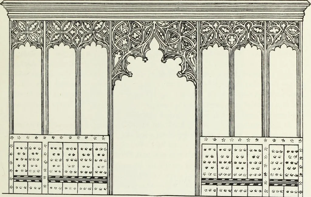 An illustration from Roodscreens and roodlofts, 1909, leaf 120