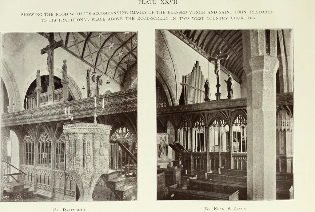 An illustration from Roodscreens and roodlofts, 1909, leaf 158