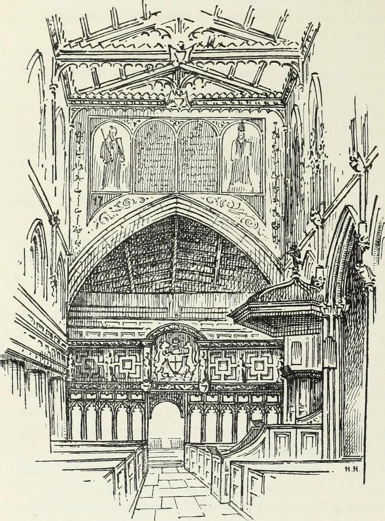 An illustration from Roodscreens and roodlofts, 1909, leaf 195