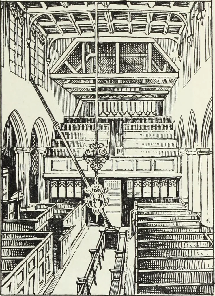 An illustration from Roodscreens and roodlofts, 1909, leaf 196