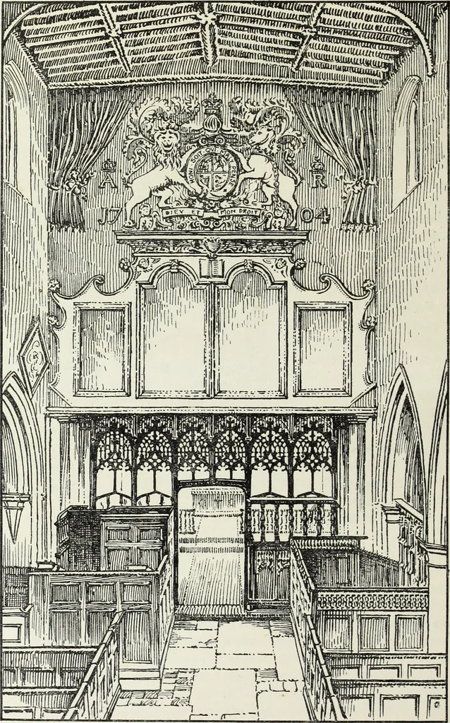 An illustration from Roodscreens and roodlofts, 1909, leaf 197