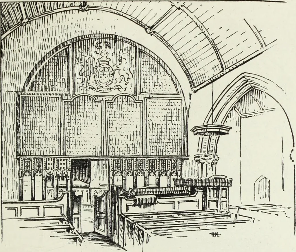 An illustration from Roodscreens and roodlofts, 1909, leaf 200