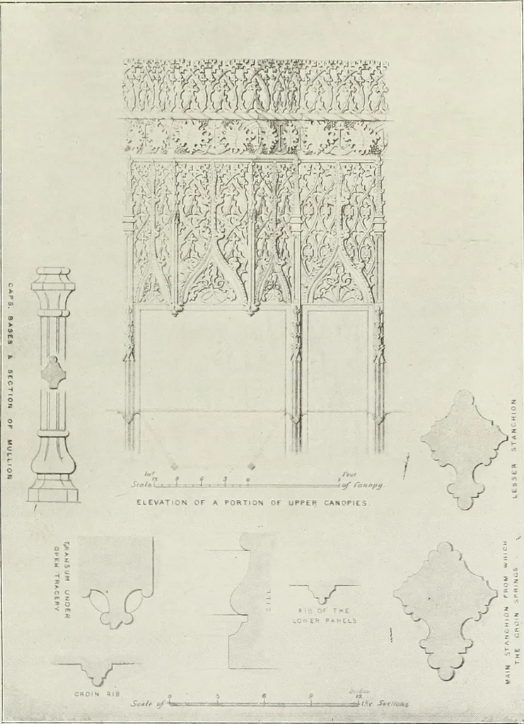 An illustration from Roodscreens and roodlofts, 1909, leaf 212